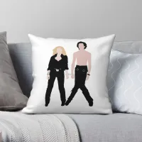 Sid And Nancy Square Pillowcase Polyester Linen Velvet Creative Zip Decor Pillow Case Sofa Cushion Cover Wholesale