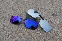 HotRompin Unisex แว่นตากันแดดตกปลาคลิป Polarized Day Night Vision คลิป Easy Clip-On Flip-Up เลนส์แว่นตาขับรถตกปลา