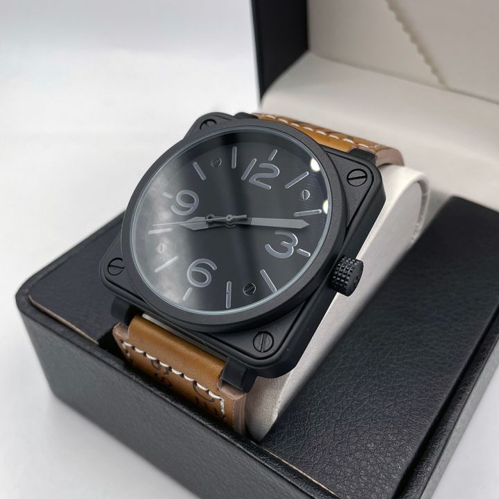 นาฬิกาข้อมือควอทซ์แฟชั่นคุณภาพ-aaa-นาฬิกาสำหรับผู้ชายเหลี่ยมไขลานเองนาฬิกาข้อมือบุรุษนาฬิกาสำหรับผู้ชาย