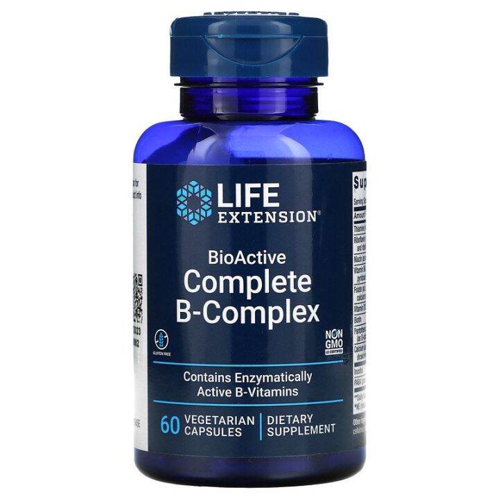 Life Extension, B Complex, 60 Vegetarian Capsules | Lazada PH