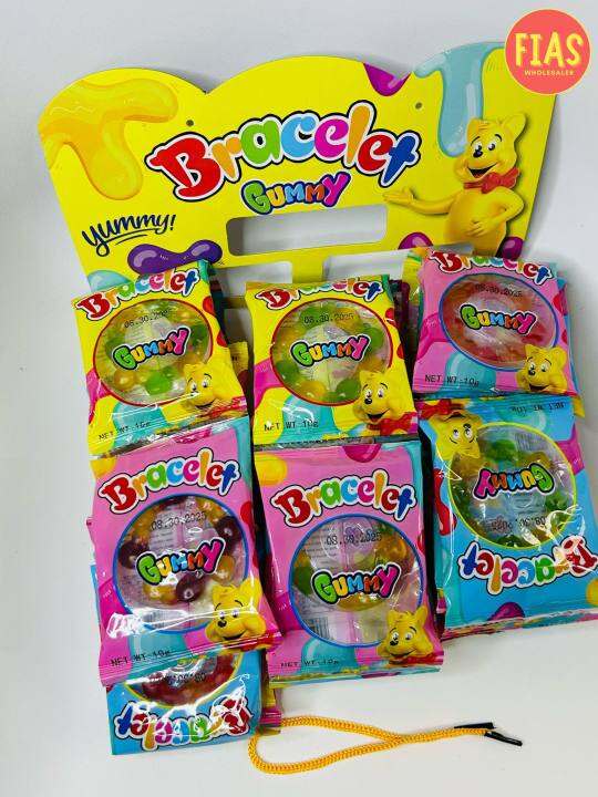30 Pieces Gummy Bracelet Candy FIAS Lazada PH