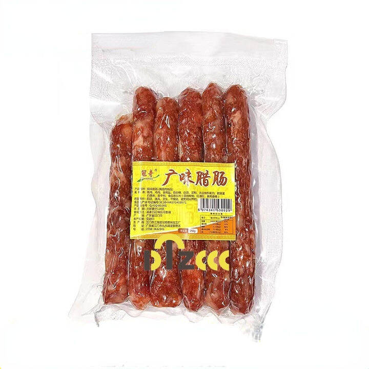 500g Cantonesestyle Wideflavored Sausage Sausage Vacuumpacked with
