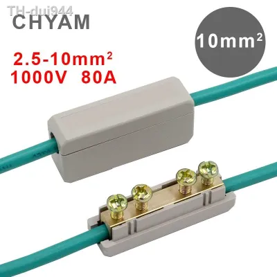 10mm2 1000V 80A Square Terminal With Screws Connection Copper Conductor High Power Cable Connector