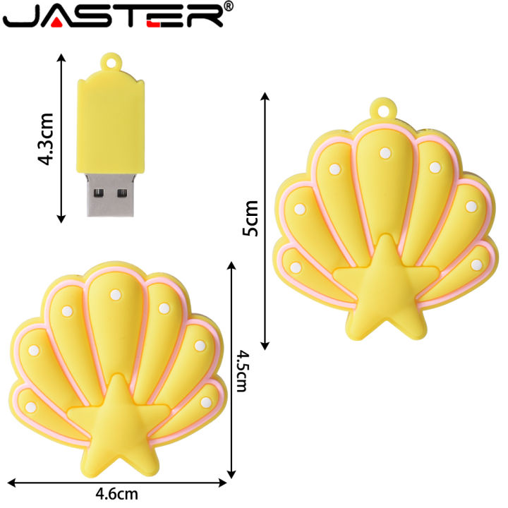 hot-jaster-ใหม่การ์ตูนน่ารัก-avocado-usb-flash-drive-64gb-hi-speed-u-disk-32gb-สีเหลือง-mini-pendrive-ฟรี-key-chain-ภายนอก