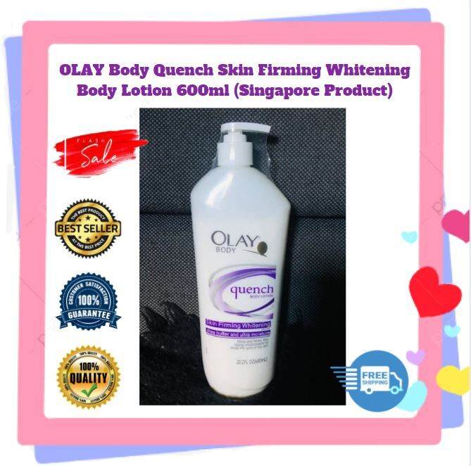 OLAY Body Quench Skin Firming Whitening Body Lotion 600ml (Singapore