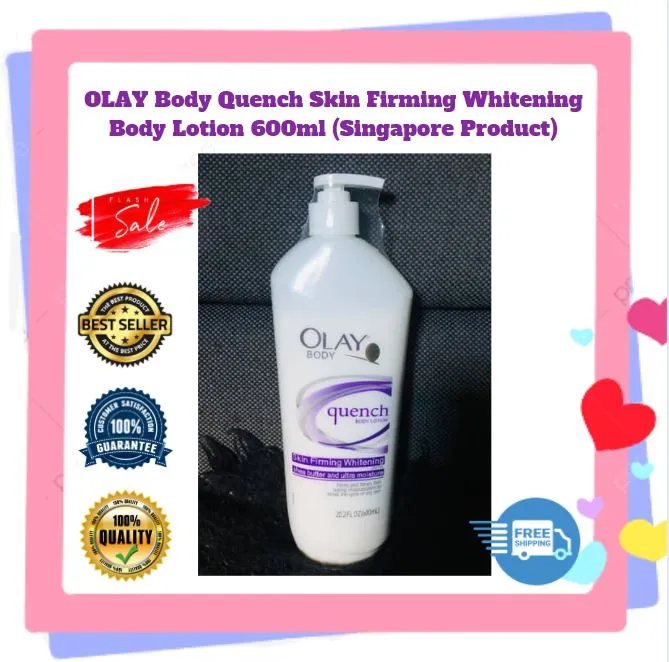 OLAY Body Quench Skin Firming Whitening Body Lotion 600ml (Singapore