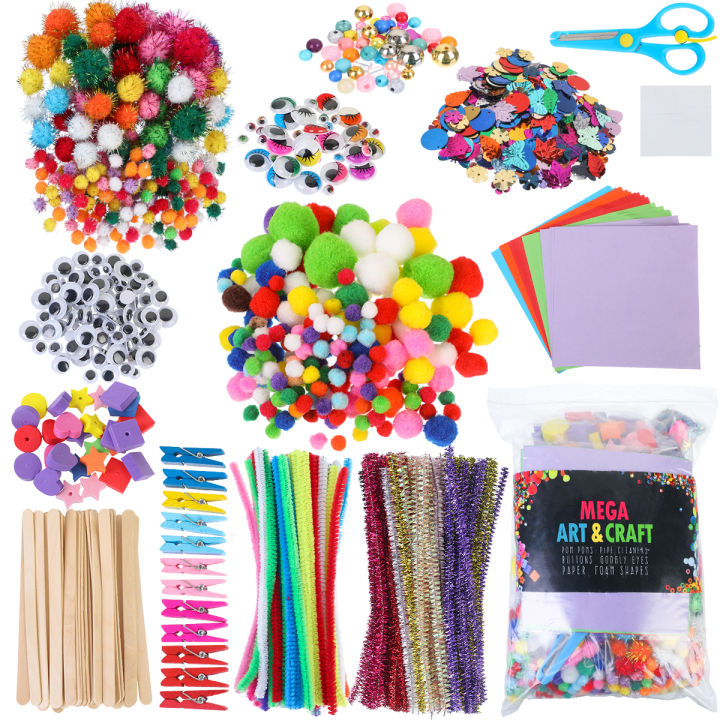 DIY Arts and Crafts Supplies Kit Craft Art Material Set for Kids