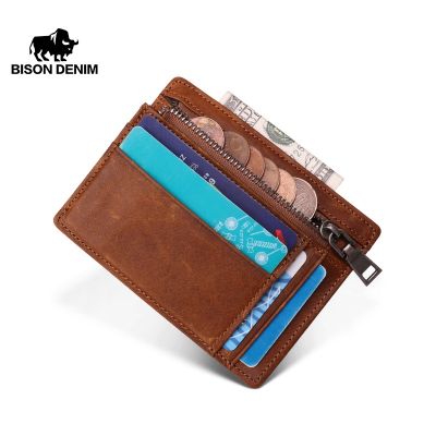 （Layor wallet） กระทิงยีนส์บาง RFID ปิดกั้นกระเป๋าสตางค์บัตรหนังแท้ผู้ถือบัตรเครดิตกระเป๋าเงินกรณีเงินผู้ชาย P Orte C Arte QB001 K056