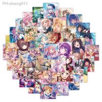 63Pcs Cartoon BanG Dream Stickers Girl Children DIY Toys Laptop Fridge Phone Luggage Guitar Decals Graffiti Sticker