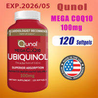 Qunol Mega CoQ10 Ubiquinol 100 mg 120 Softgels