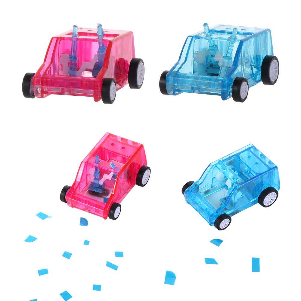 Mini Car Table Dust Cleaner Keyboard Cleaner Pencil Eraser Confetti Sweeper Fun 