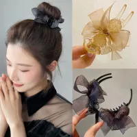 Bow Tie Large Hairpin Fashion Ladies Plastic Pills Head Ponytail Buckle Hair Clip Girl Hair Accessories