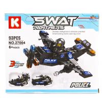 ProudNada Toys ของเล่นเด็กชุดตัวต่อเลโก้เครื่องบิน ยาน รถ K 27004 SWAT PANTHERS NO.27004