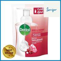 รีฟิลโฟมล้างมือ DETTOL 200 มล. ROSE &amp; CHERRYFOAMING HANDWASH REFILL DETTOL 200ML ROSE &amp; CHERRY **มีบริการชำระเงินปลายทาง**