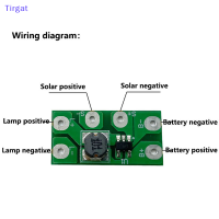 ?【Lowest price】Tirgat โมดูลบอร์ดควบคุมไฟพลังงานแสงอาทิตย์1.2V แผงวงจรไฟแบตเตอรี่ Ni-mh โมดูลโคมไฟถนน