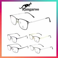 Kangaroo แว่นตา รุ่น 17391 กรอบเต็ม Cateye ทรงตาแมว ขาข้อต่อ วัสดุ สแตนเลส สตีล (สำหรับตัดเลนส์) กรอบแว่นตา Full frame Eyeglass leg joints Stainless Steel material Eyewear Top Glasses