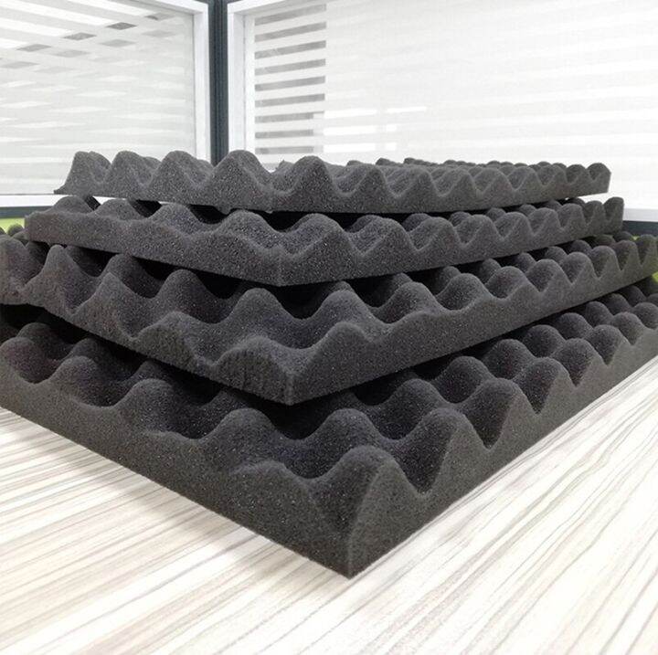10Pcs Acoustic Sound Absorption Wedge Tile Soundproofing Foam Studio