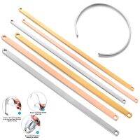 Blank Plain Rod สร้อยข้อมือสแตนเลสตรงกำไลข้อมือ Diy เลเซอร์แกะสลักสร้อยข้อมือเครื่องประดับ Charms ทำ Accessories