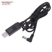 taoranbupxz USB DC 5V ถึง DC 9V 12V Step Up CABLE 2.1x5.5mm JACK Connector Converter Wire