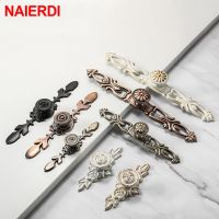 【hot】 NAIERDI Door Handles Cabinet Handle Antique Pulls Wardrobe Drawer Knobs Zinc Alloy Cupboard Hardware