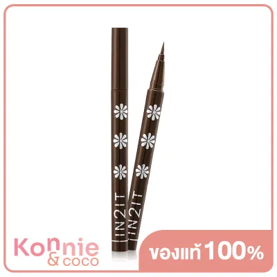 In2It Hair Brush Waterproof Eyeliner Pen #EPH02 Dark Brown