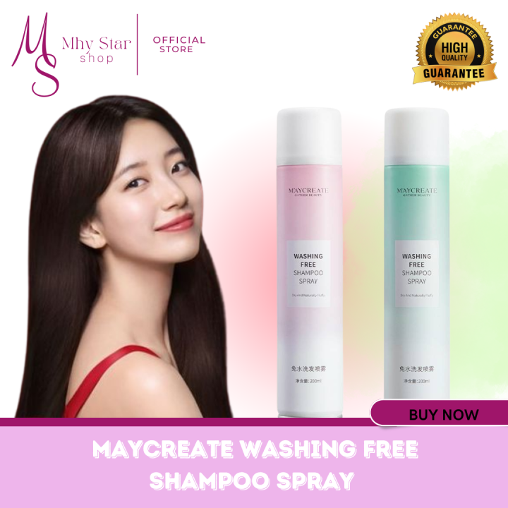 M'AYCREATE WashFree Hair Spray Dry Hair Spray WaterFree Shampoo