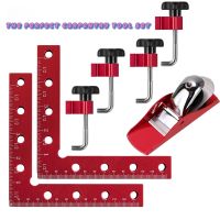 Aluminium Alloy Right Angle Professional Square Adjustable Corner Clamping Ruler  90 Degrees L-Shaped Auxiliary Fixture Clip Clips Pins Tacks