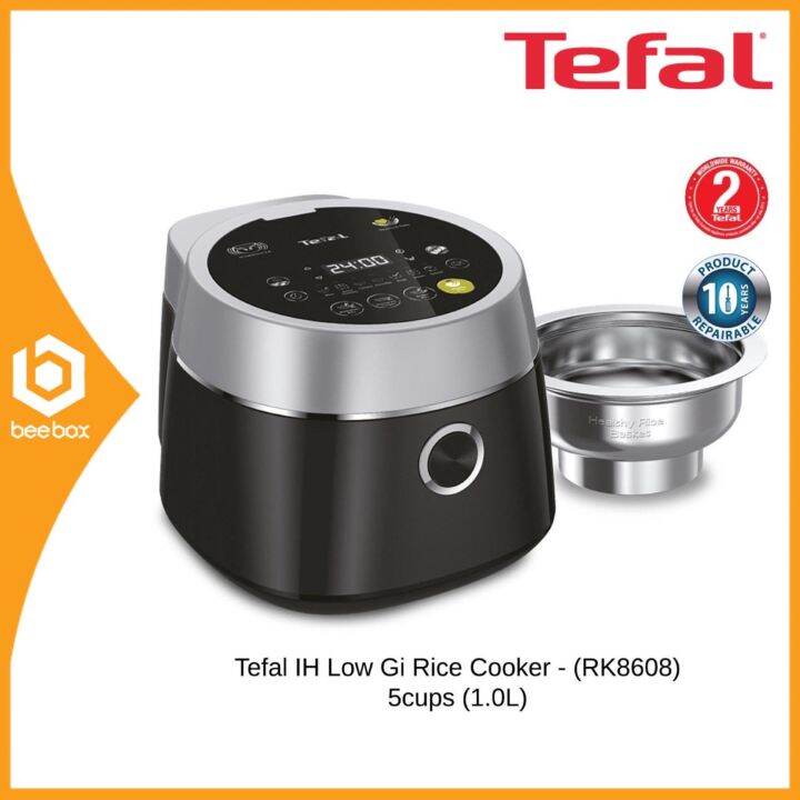Tefal IH Low Gi Rice Cooker 1.0L RK8608 5cups Lazada