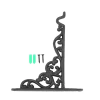 Cast Iron Hanger Wrought Iron Garden Hook Flower Pots Basket Wall Hanger Bracket With Expansion Screw