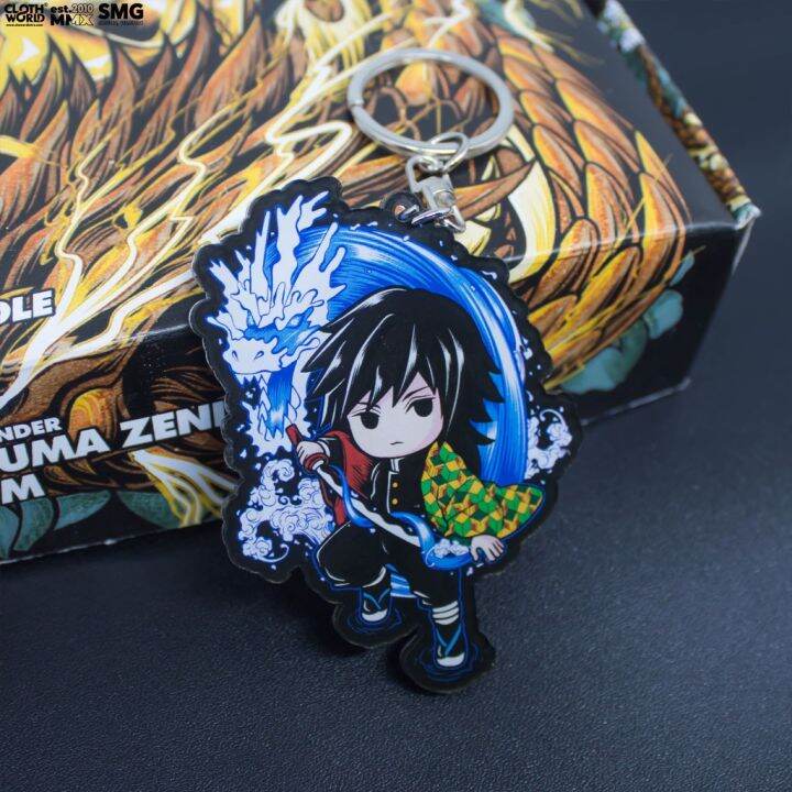 Keychain Chibi Tomioka Giyuu Anime Kimetsu No Yaiba Original FanArt