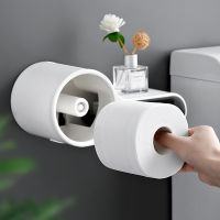 Waterproof Bathroom Organizer Shelf Shampoo Soap Roll Paper Wc Storage Rack Wall Mounted Household Items Bathroom Accessories