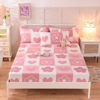 QianTing New Product 1pcs 100 Cotton Printing bed mattress set with four corners and elastic band sheets