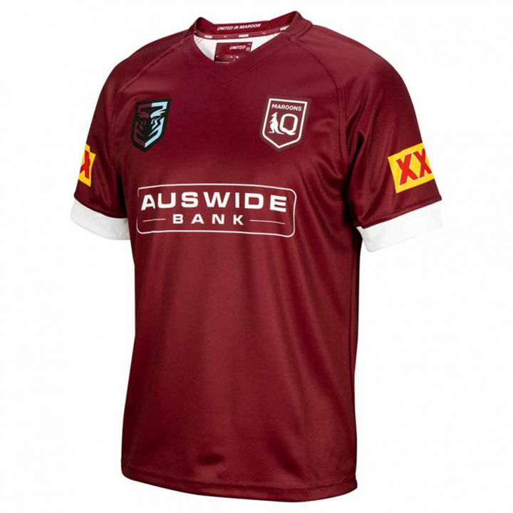 QLD Maroons QLO Mens RUGBY JERSEY Sport S-5XL
