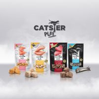 Catster Play 40g ขนมแมว ท็อปปิ้งฟรีซดราย Freeze Dried Snack For Cat