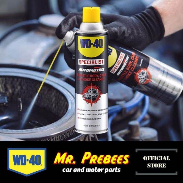 BtyT WD40 SPECIALIST THROTTLE BODY CARB CHOKE CLEANER 450ml Lazada PH