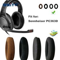 อะไหล่จุกหูฟังสำหรับ Sennheiser PC363D PC 363D 363 D ชุดหูฟังหนังหูฟังที่ปิดหูกันหนาว Sarung Lengan