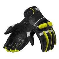 ถุงมือขับขี่มอเตอร์ไซค์ REVIT HYPERION BLACK-NEON YELLOW