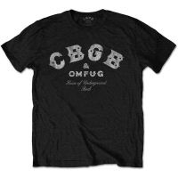 เสื้อยืด CBGB Underground Rock 100 อย่างเป็นทางการ MERCH