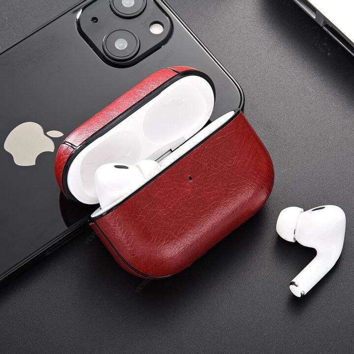 leather-earphone-case-for-airpods-pro-2-case-anti-slip-wireless-headset-covers-for-airpods-pro-2-2022-protective-charging-funda