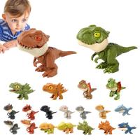 Finger Dino Toys Dino Puppets Figures Finger Biting Tyrannosaurus Rex Dinosaur Toy for Kids Children Over 3 Years Old accepted