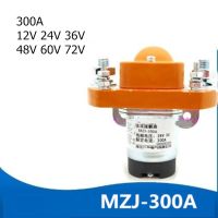 Zj300a 1no คอนแทค300a Dc 12V 24V 36V 48V 60V 72V สำหรับมอเตอร์ยกไฟฟ้ากว้านรถยนต์