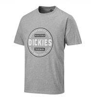 DICKIES SH5025 Newdale T-Shirts GREY 100% cotton  short sleeves แฟชั่นบุรุษและสตรี เสื้อโอเวอร์ไซส์