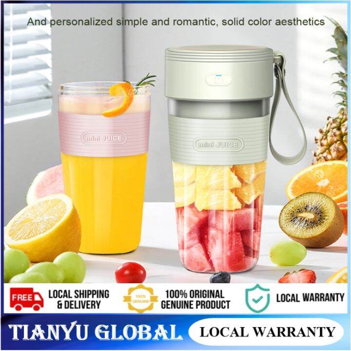 【SG READY STOCK】Portable Electric Juicer Blender USB Mini Fruit Blender