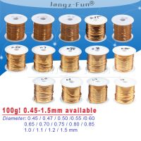 ✺☈☏ 100g Polyurethane Enameled Copper Wire Varnished Diameter 0.45mm To 1.5mm QA-1/155 2UEW For Transformer Wire Jumper