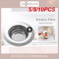 5/8/10PCS Drain Hole Filter Anti-blocking Stainless Steel Sink Waste Screen Mesh Leak Net Sewer Kitchen Tools And Gadgets Mesh Covers