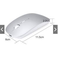 เม้าส์ไร้สาย เม้าส์ชาร์จได้ ปุ่มเงียบ แสงไม่แยงตา ปรับ DPI ได้ mouse Bluetooth