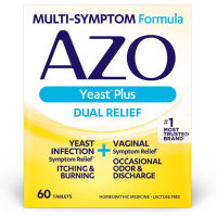 AZO Yeast Plus Dual Relief 60 Tablets