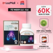 Viên uống hỗ trợ thải độc phổi Vitatree Lung Detox 60 viên giúp giảm ho