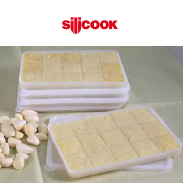 Silicook Garlic Onion Cube Food Storage Container Freezer Organizer (5 counts)