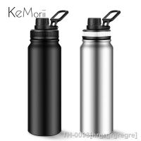 ☇❡ hrgrgrgregre Garrafa térmica portátil de parede dupla aço inoxidável 304 caneca viagem frasco vácuo copo isolado garrafa água 600 ml 800 1000ml